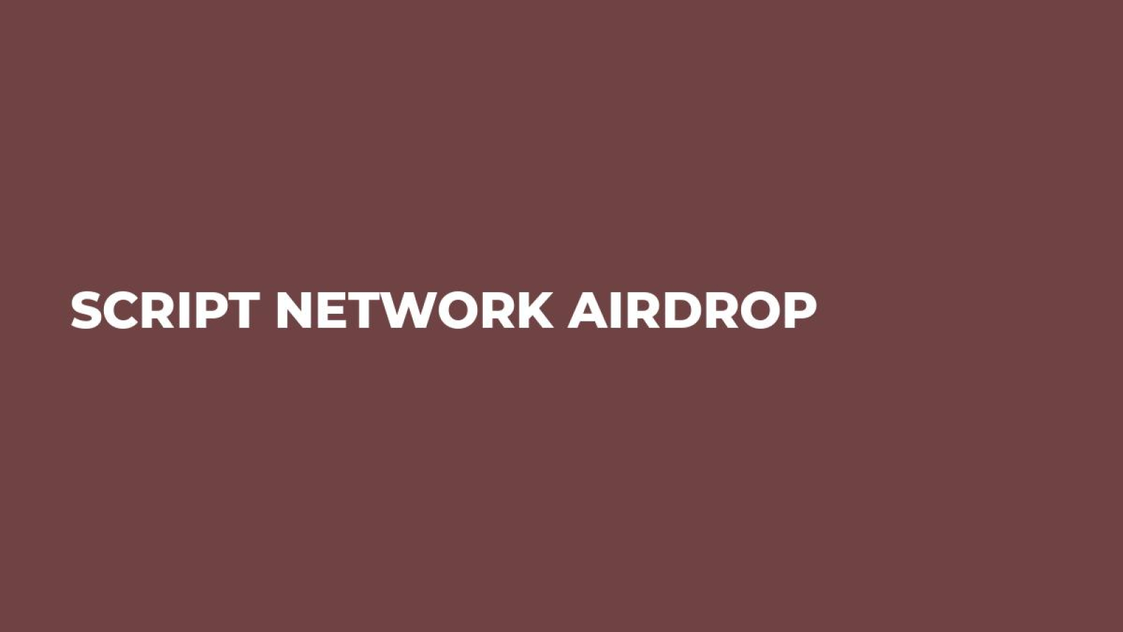 Script Network Airdrop