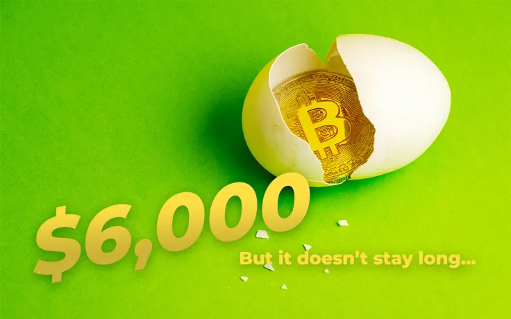 Bitcoin Price Reaches $6,000 but It Doesn’t Stay Long – Here’s Why