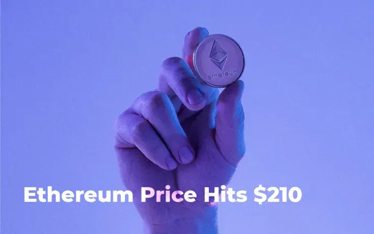 Ethereum Price (ETH) Hits $210, Will the Rally Continue to $220?
