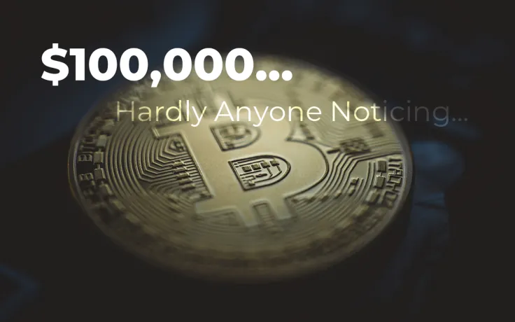 Bitcoin Price Is Heading Towards $100,000 with Hardly Anyone Noticing: Analyst