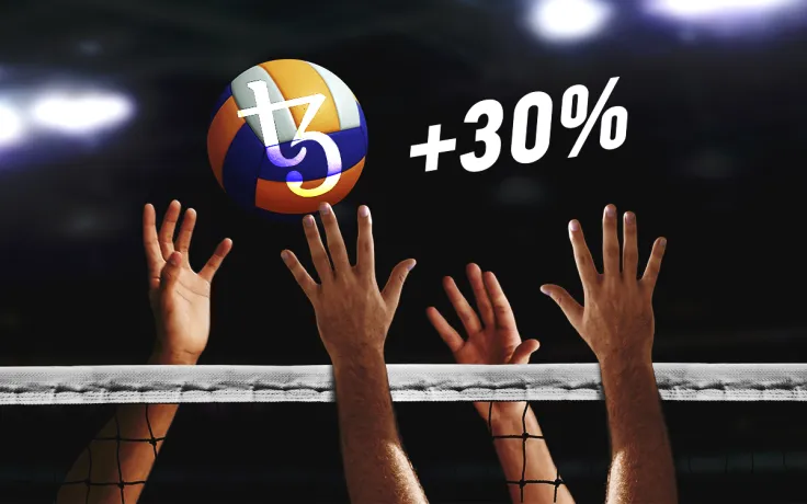 Tezos (XTZ) Price Spikes Almost 30 Percent After Getting Listed on