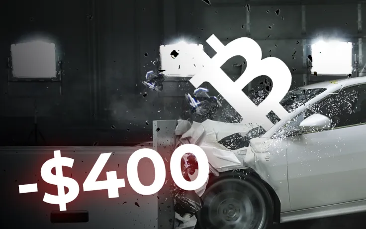 JUST IN: Bitcoin Price Suddenly Drops to $7,500, Shedding $400 in Minutes