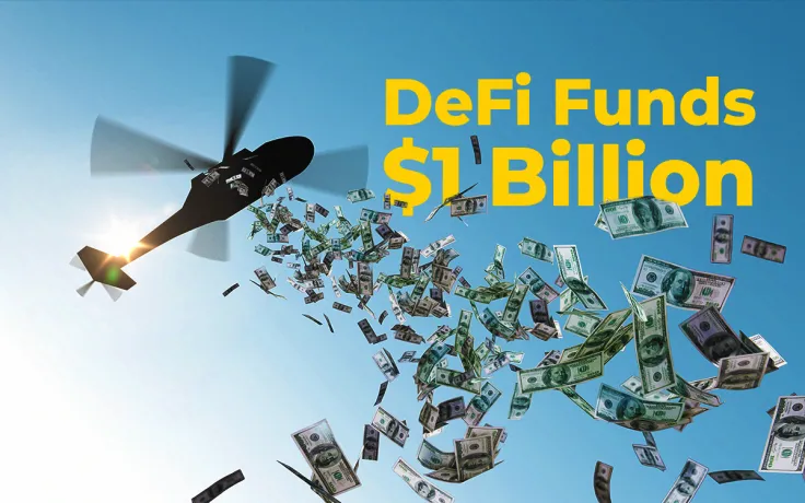DeFi (Decentralized financial applications) Funds Reach Close to 1 Billion USD