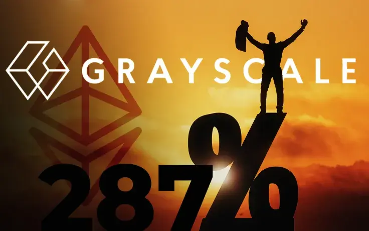 Grayscale's Investors Buy Ethereum-ETH at Insane 287 Percent Premium