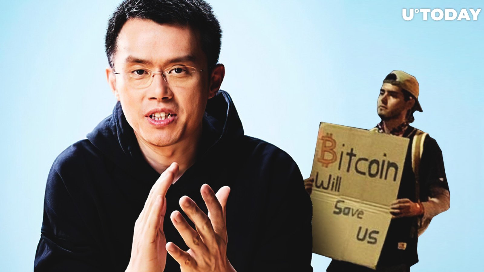  ‘Bitcoin Will Save Us’ Posters Amidst Riots, Binance CEO Calls BTC Peaceful Protest 