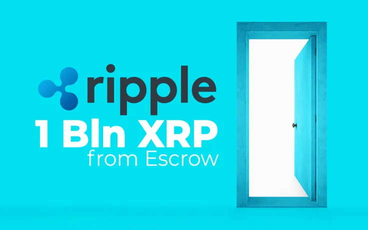 Ripple Unleashes 1 Bln XRP from Under Lock as First Day of New Month Arrives