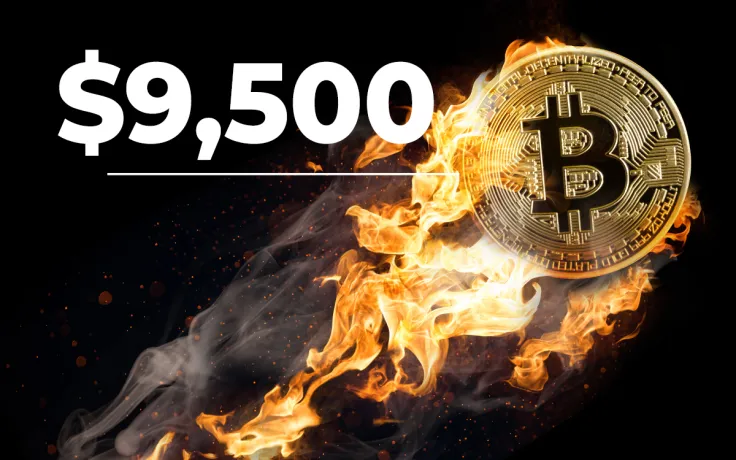 JUST IN: Bitcoin Price Surges to $9,500. Are Bulls About to Take the Wheel?