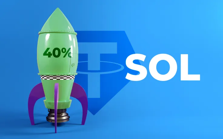 SOL Rockets 40 Percent as Tether Launches on Solana Blockchain