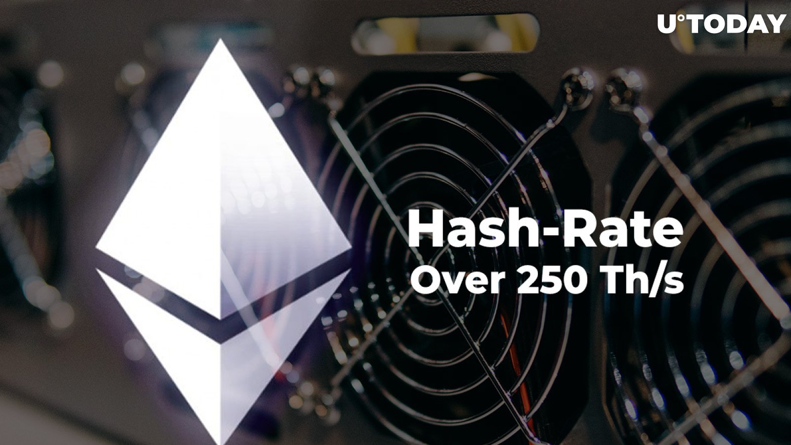 Ethereum (ETH) Hashrate Hits New All-Time High Over 250 Th/s