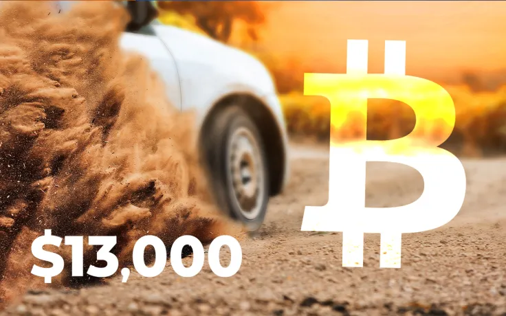 Bitcoin Reverses to Break Above $13,000 Level