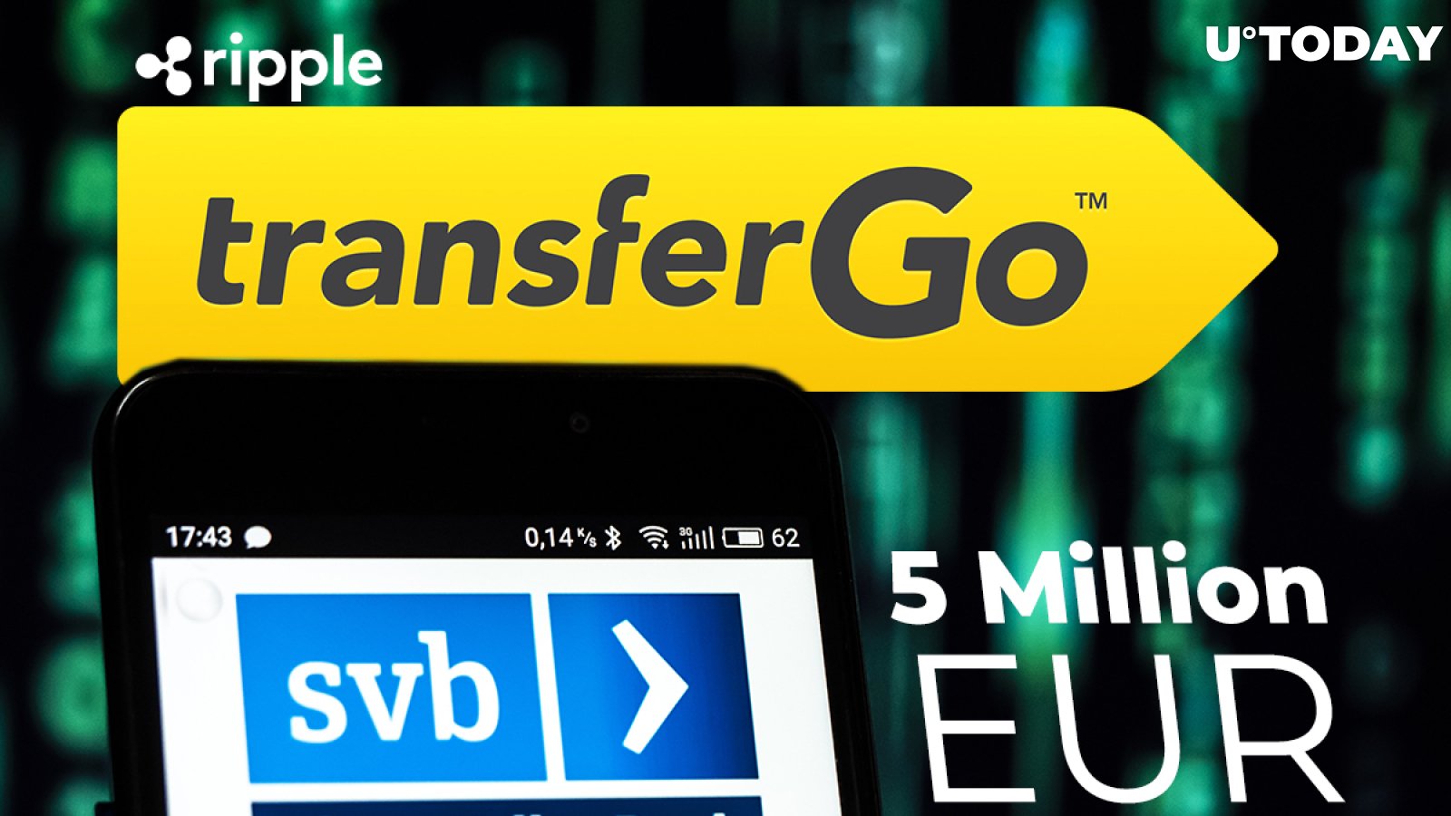 Ripple Partner TransferGo Rakes in 5 Million EUR from Silicon Valley Bank