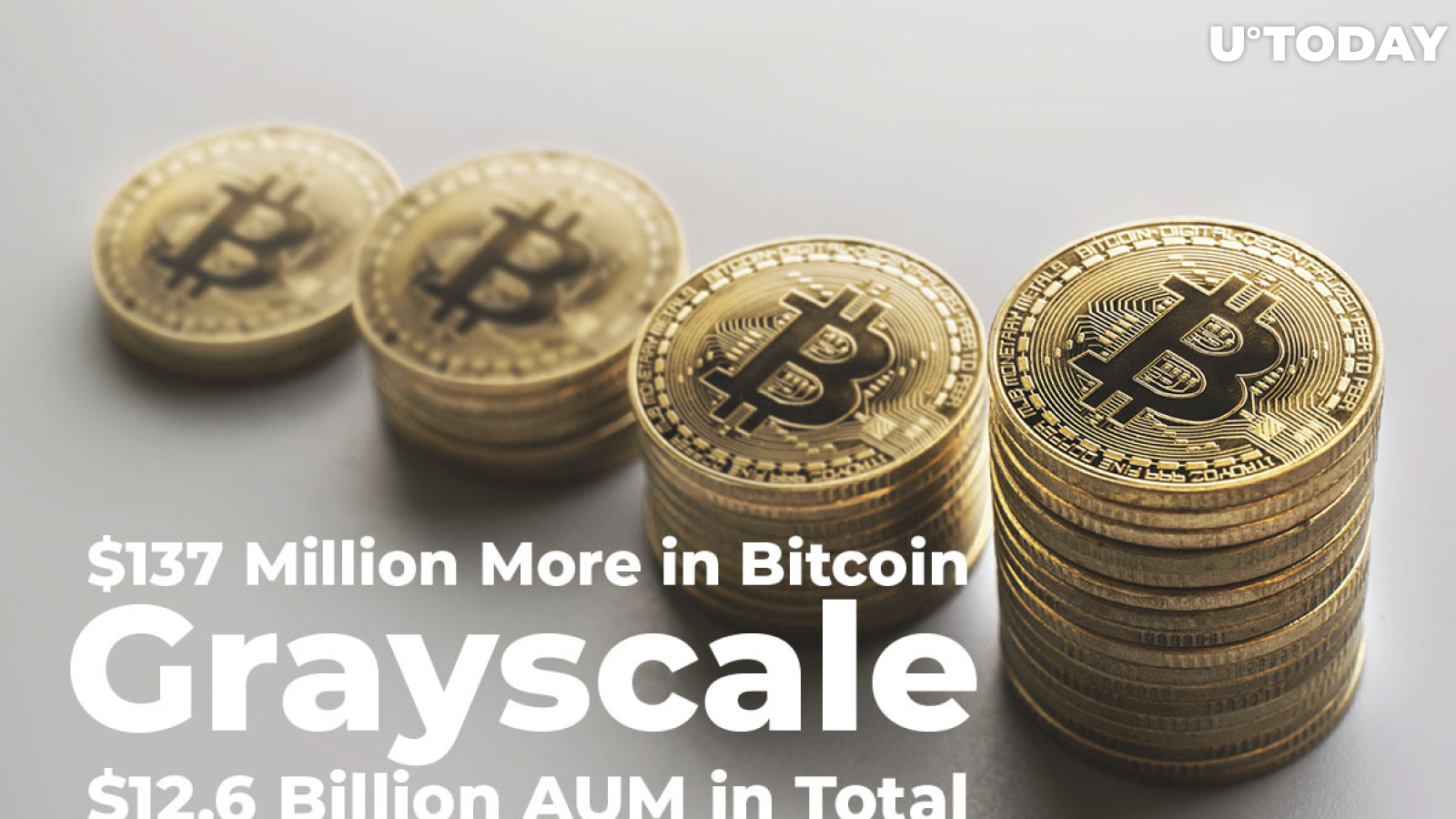 Grayscale Absorbs $137 Million More in Bitcoin in Last 24 Hours, $12.6 Billion AUM in Total