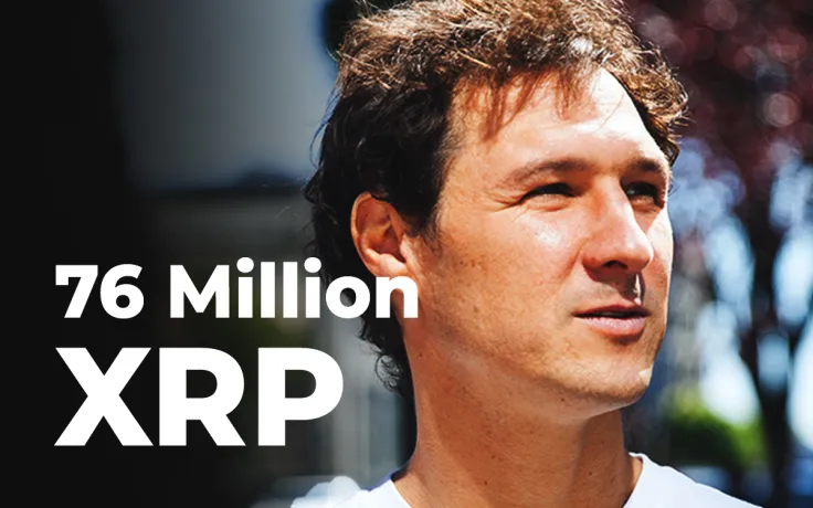 Jed McCaleb Dumps 76 Million XRP Over Weekend with 404 Million Still in His Wallet