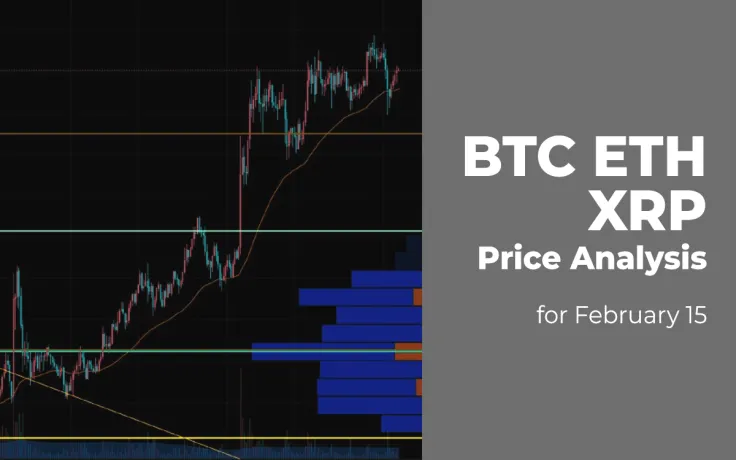 BTC, ETH and XRP Price Analysis for February 15