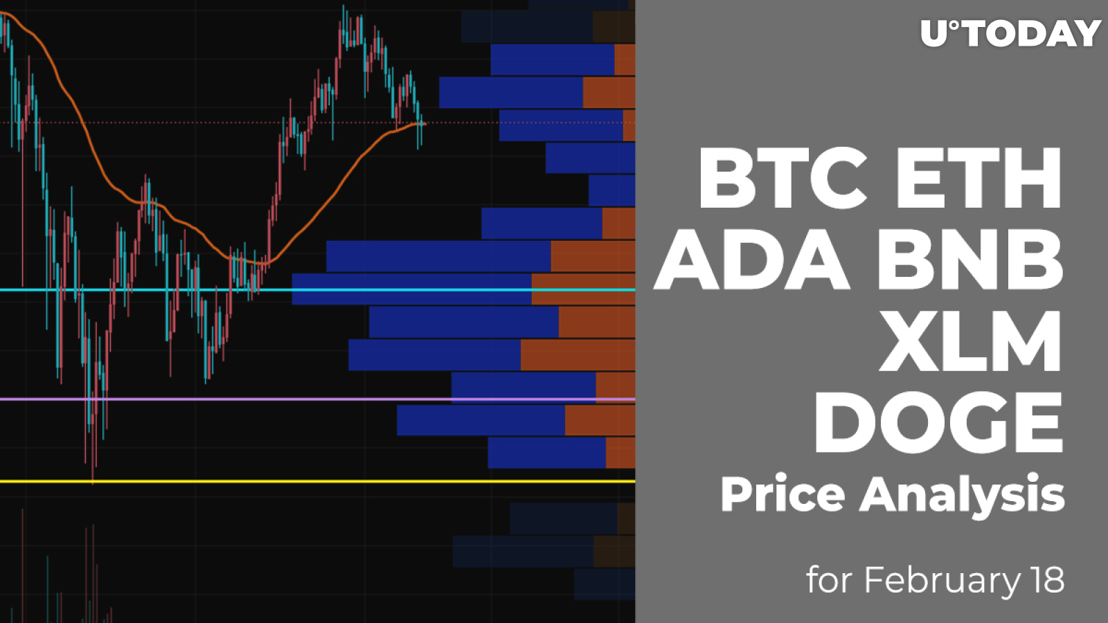 BTC, ETH, ADA, BNB, XLM and DOGE Price Analysis for February 18