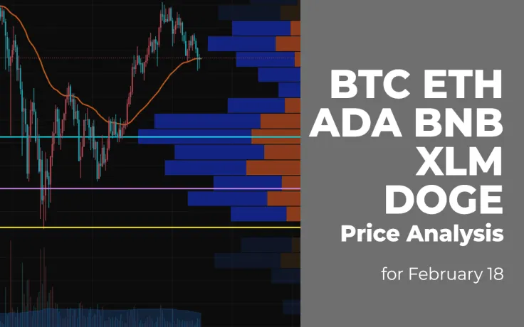 BTC, ETH, ADA, BNB, XLM and DOGE Price Analysis for February 18