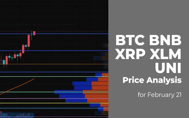 BTC, BNB, XRP, XLM and UNI Price Analysis for February 21
