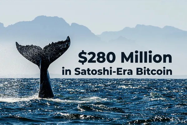 Early-Days Whale Just Moved $280 Million in Satoshi-Era Bitcoin