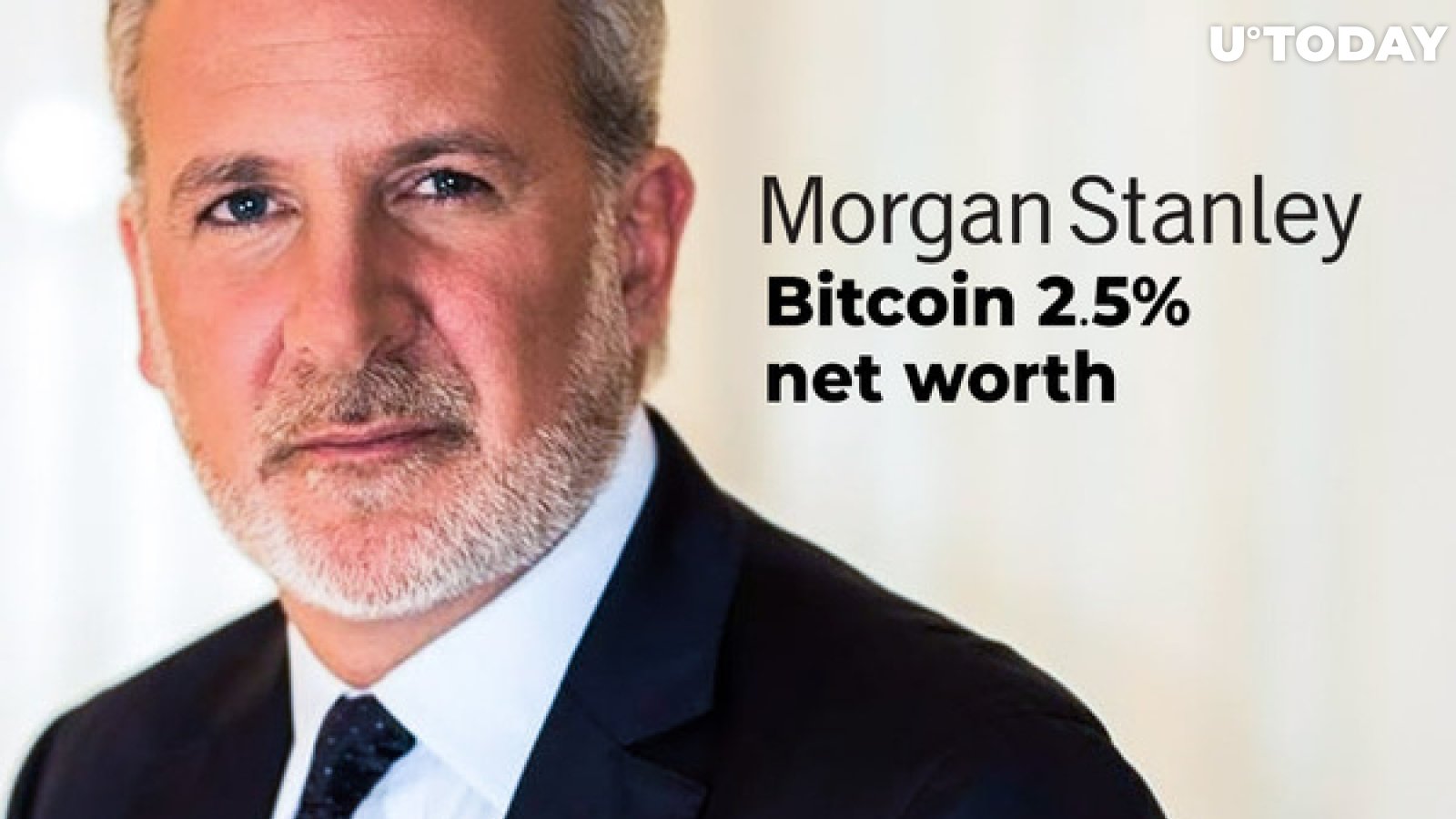 Morgan Stanley Offers BTC Exposure Only for 2.5% of Clients' Net Worth, Peter Schiff Explains Why