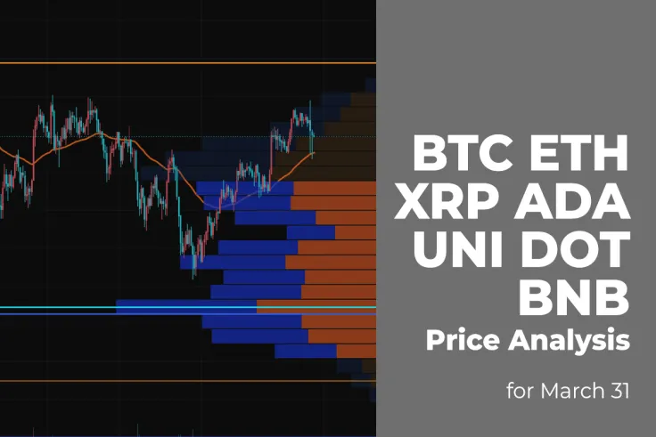 BTC, ETH, XRP, ADA, UNI, DOT and BNB Price Analysis for March 31