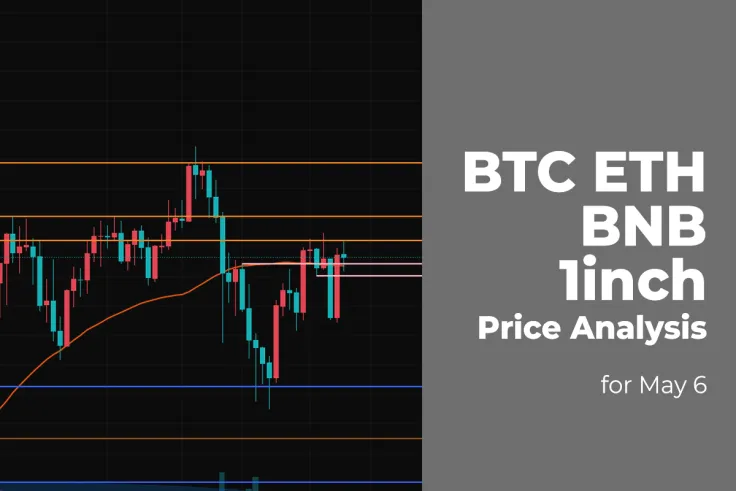 BTC, ETH, BNB and 1inch Price Analysis for May 6