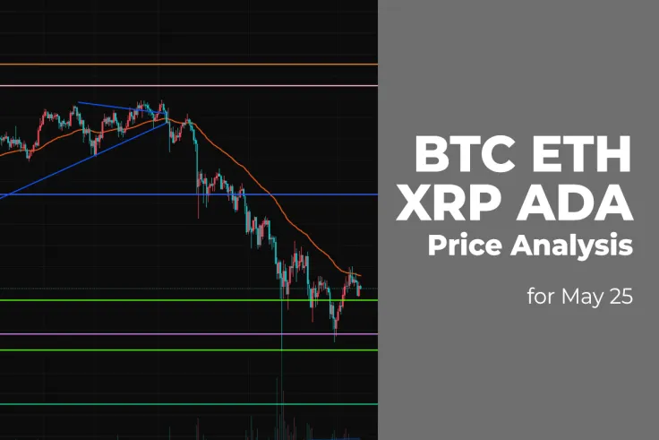 BTC, ETH, XRP, and ADA Price Analysis for May 25