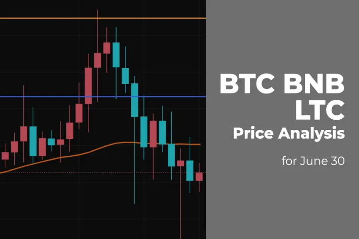 BTC, BNB, and LTC Price Analysis for June 30