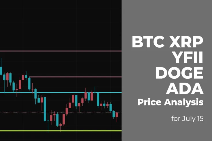 BTC, XRP, YFII, DOGE and ADA Price Analysis for July 15