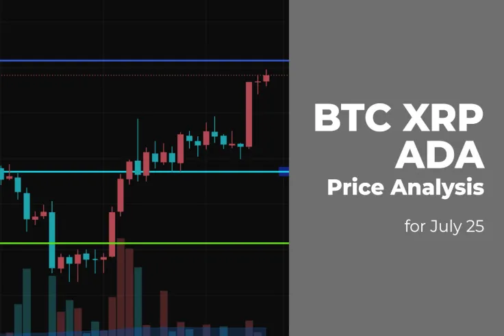 BTC, XRP, and ADA Price Analysis for July 25