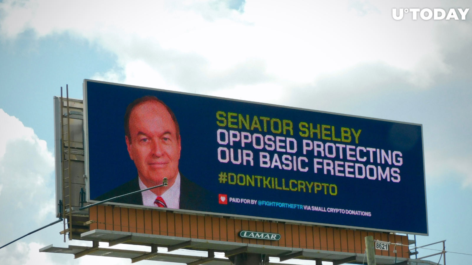 Crypto Enthusiasts Purchase Billboard Attacking Alabama Senator Richard Shelby