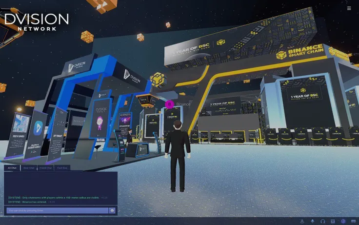 Dvision Announces the BSC 1st Anniversary in its Metaverse