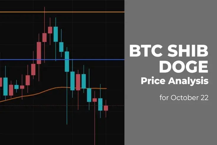 BTC, SHIB and DOGE Price Analysis for October 22