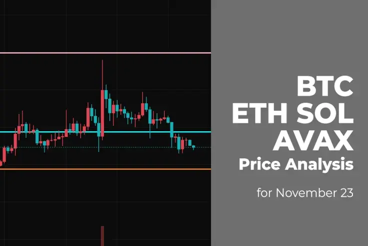BTC, ETH, SOL and AVAX Price Analysis for November 23