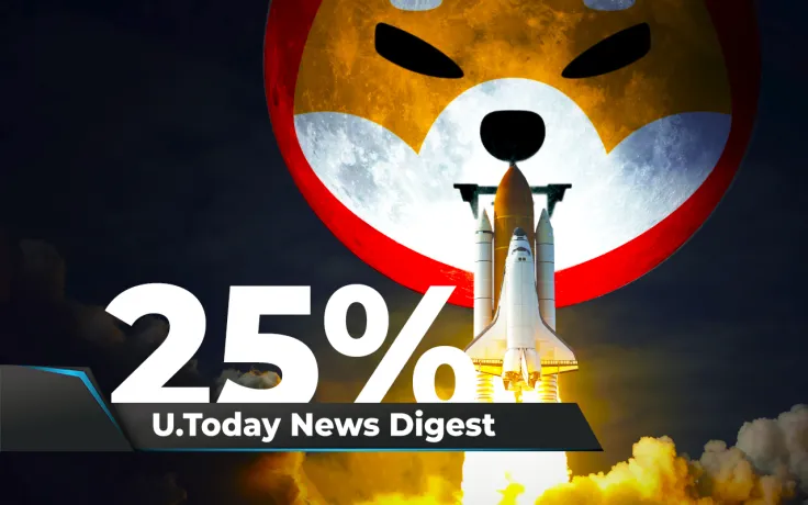 Shiba Inu Soars 25%, Starts Trading on Kraken, Reaches $2.3 Billion Held on Whale Addresses: Shiba Inu News Digest by U.Today