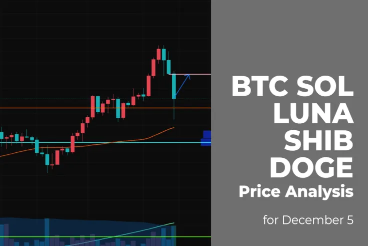 BTC, SOL, LUNA, SHIB and DOGE Price Analysis for December 5