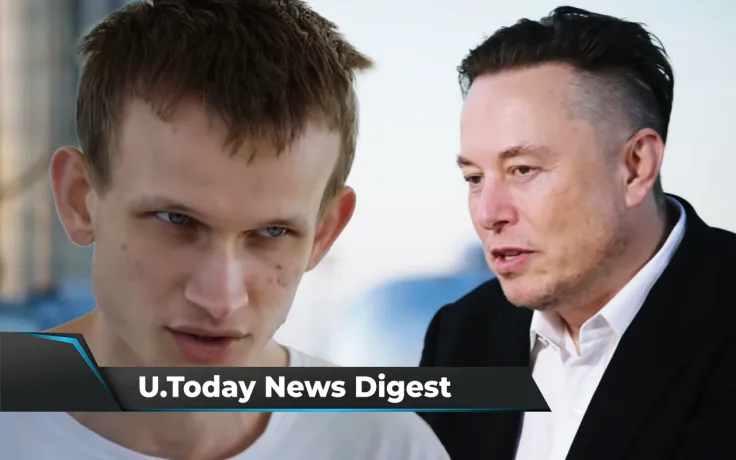 Elon Musk Wants Sen. Warren to Leave, SHIB Burn Rate to Double in 60 Days, Vitalik Buterin Meets Argentina’s Former President: Crypto News Digest by U.Today