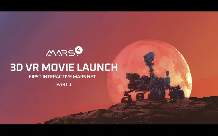 Mars4 to Release First Interactive NFT in Form of VR Movie on Mars