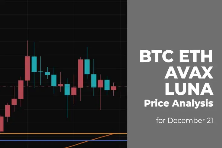 BTC, ETH, AVAX and LUNA Price Analysis for December 21
