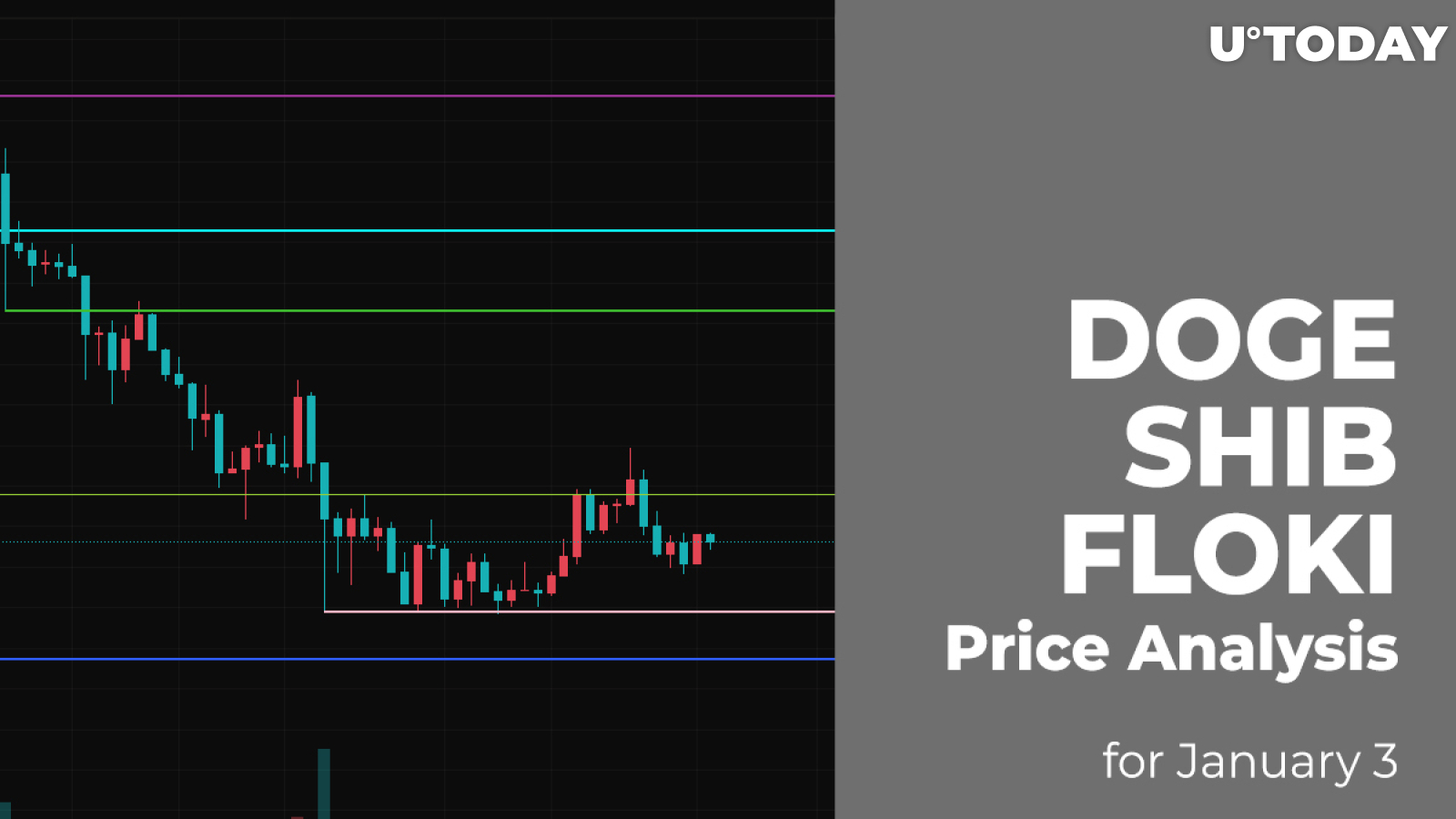 DOGE, SHIB and FLOKI Price Analysis for January 3