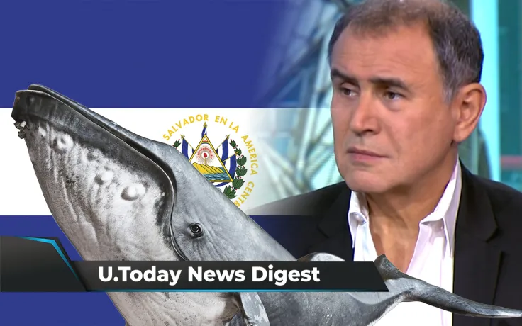 Nouriel Roubini Wants El Salvador President Impeached, ETH Whale Buys 500 Billion SHIB, DOGE Creator Points out Bear Market Sign: Crypto News Digest by U.Today