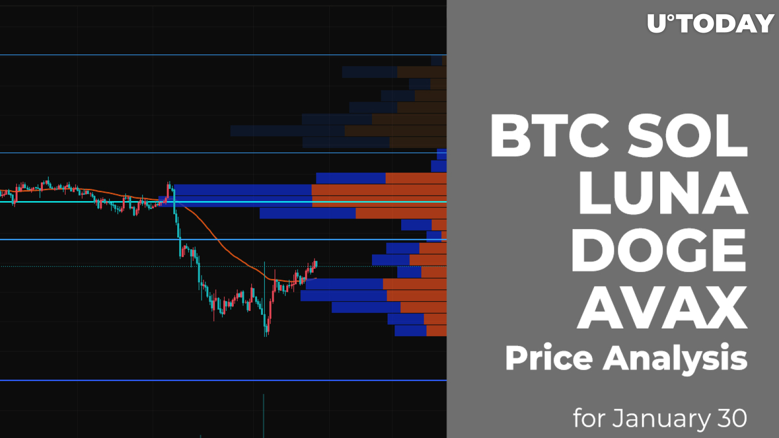 BTC, SOL, LUNA, DOGE and AVAX Price Analysis for January 30