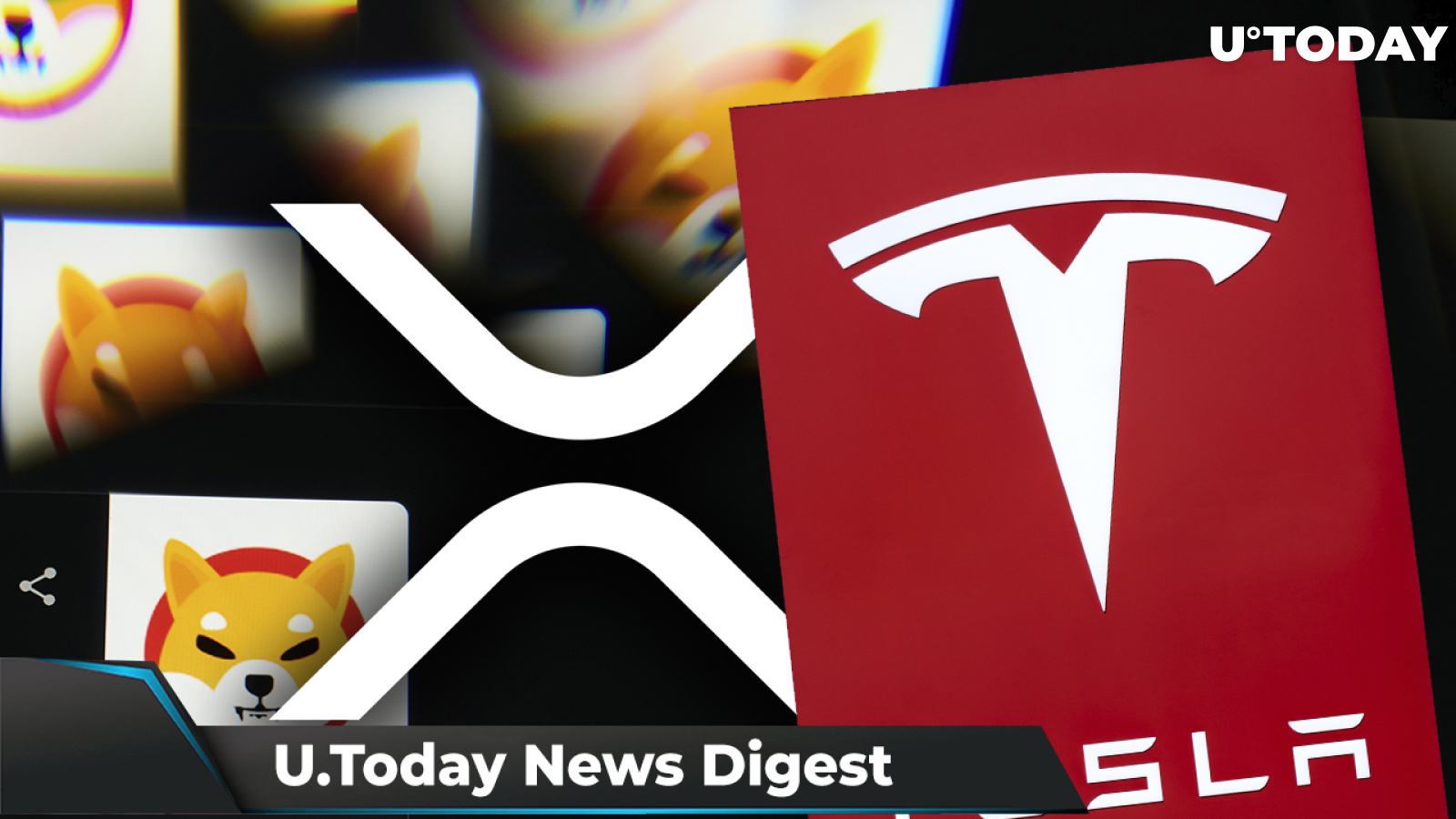 SHIB Price Surges 25%, Tesla Reports Holding $2 Billion Worth of BTC, XRP Outperforms Top 10 Cryptos: Crypto News Digest by U.Today