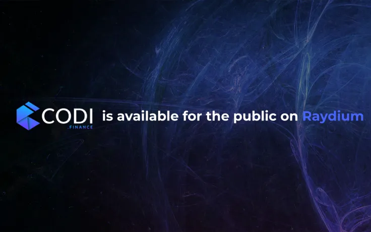 Breakthrough Of CODI Finance In The DeFI Space As It Announces Listing On Raydium