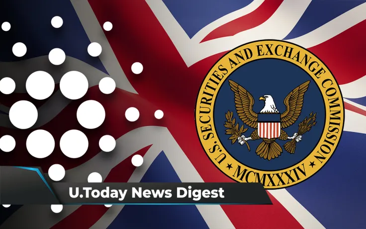 SHIB Now Option for Transacting in UK, Cardano On-Chain Activity Spikes, SEC Boss Explains Spot Bitcoin ETF Refusal: Crypto News Digest by U.Today