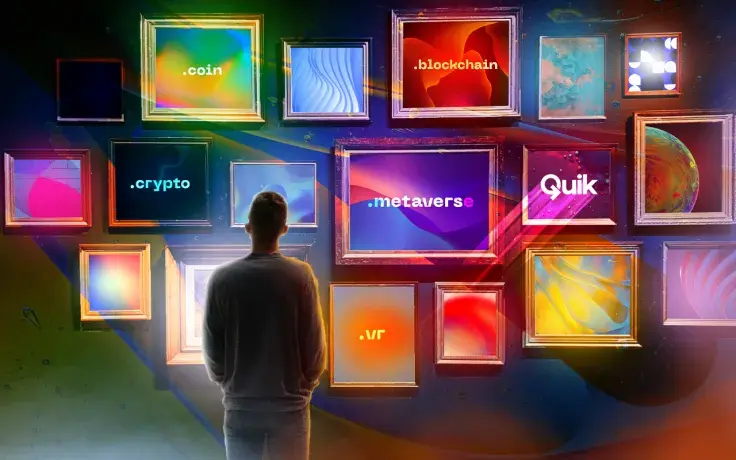 Quik․com NFT Domains Marketplace Allows Users to Mint Crypto Domain Names with TLDs Like Dot Metaverse and Dot Blockchain