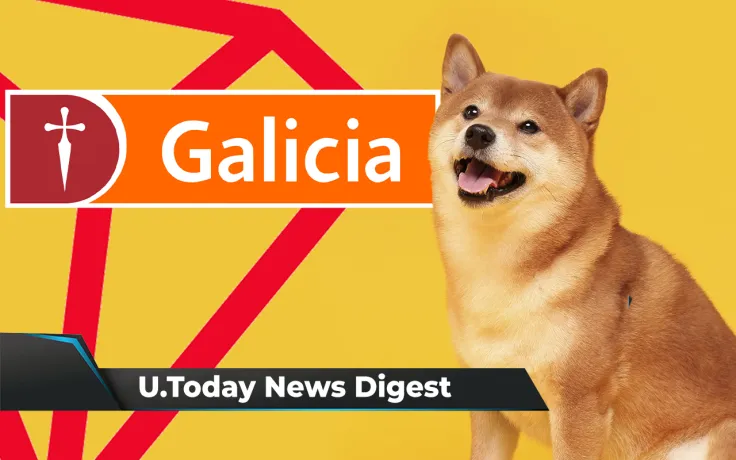 Banco Galicia Now Supports XRP and BTC, Australia’s CoinJar Treats SHIB Fans, Tron Rallies by 10%: Crypto News Digest by U.Today