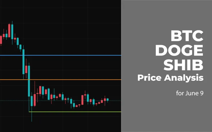 BTC, DOGE and SHIB Price Analysis for June 9