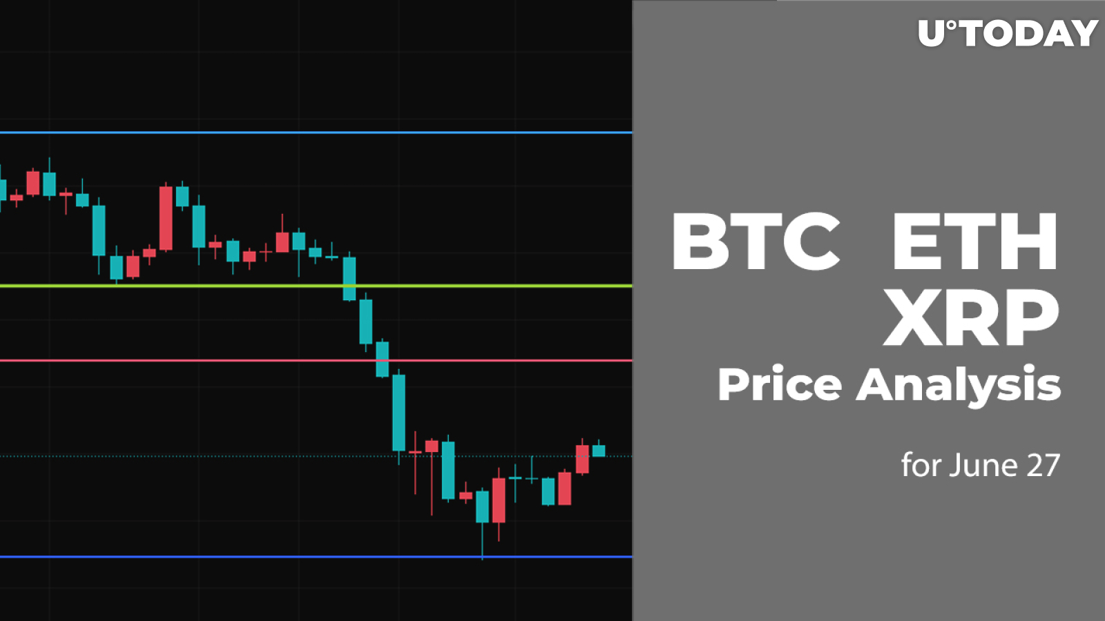 BTC, ETH, and XRP Price Analysis for June 27