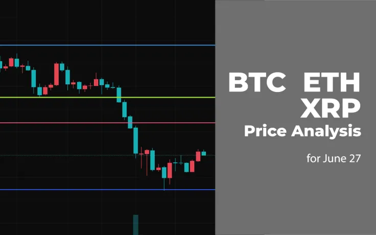 BTC, ETH, and XRP Price Analysis for June 27