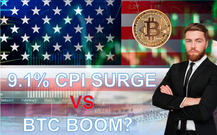9.1% Inflation Rate Leap & BTC Price Jump - How One Might Seize the Chance to Profit?